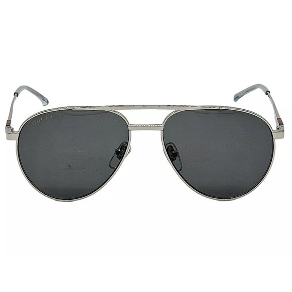 GUCCI Men's GG1679S-001 Silver / Grey Tinted Sunglasses - Picture 3 of 7